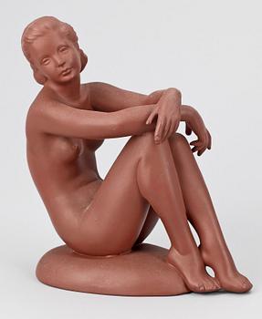 FIGURIN, keramik, Goldscheider, Wien, Österrike, 1900-talets första hälft.