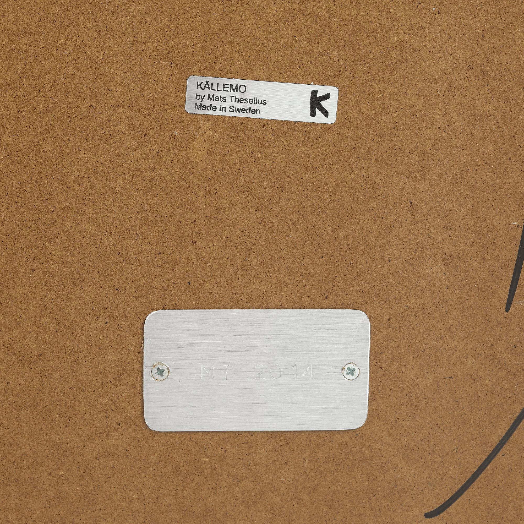 Mats Theselius, fåtöljer, ett par, "Aluminiumfåtölj", specialbeställda, Källemo, Värnamo, 2014.