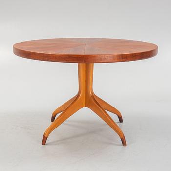 David Rosén, dining table, two extension leaves, "Futura", for Nordiska Kompaniet, 1950s.