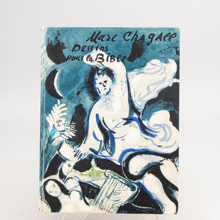 Marc Chagall,  bok, "Dessins pour la bible", Verve vol X, no 37-38. Paris 1960.