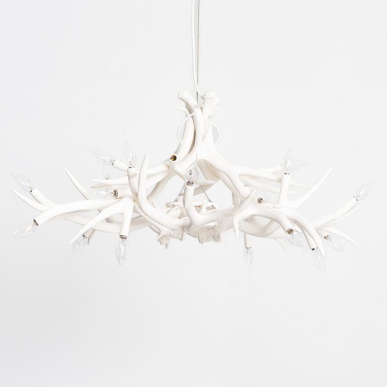 Jason Miller, a 'Superordinate Chandelier 12 Antlers,' ceiling lamp, Roll & Hill, USA.