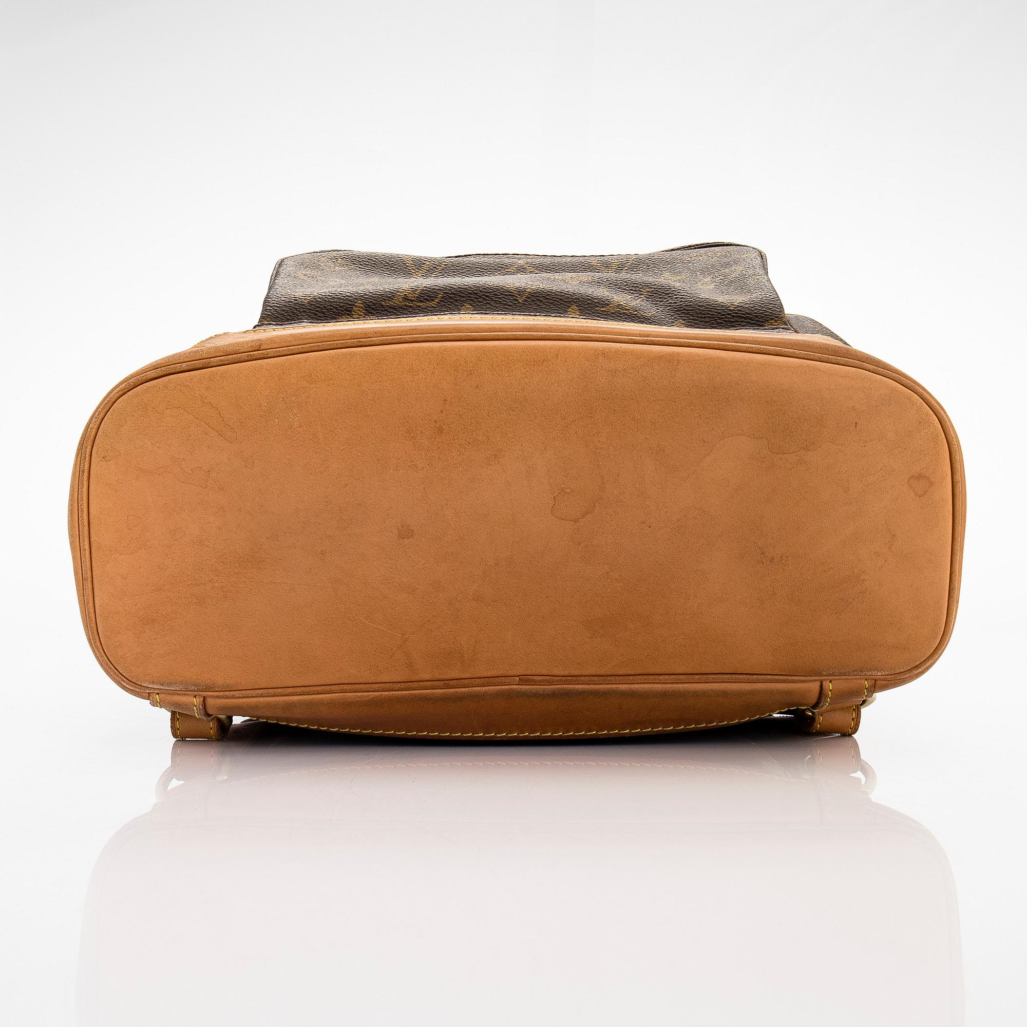 Louis Vuitton, a monogram canvas 'Montsouris' backpack.