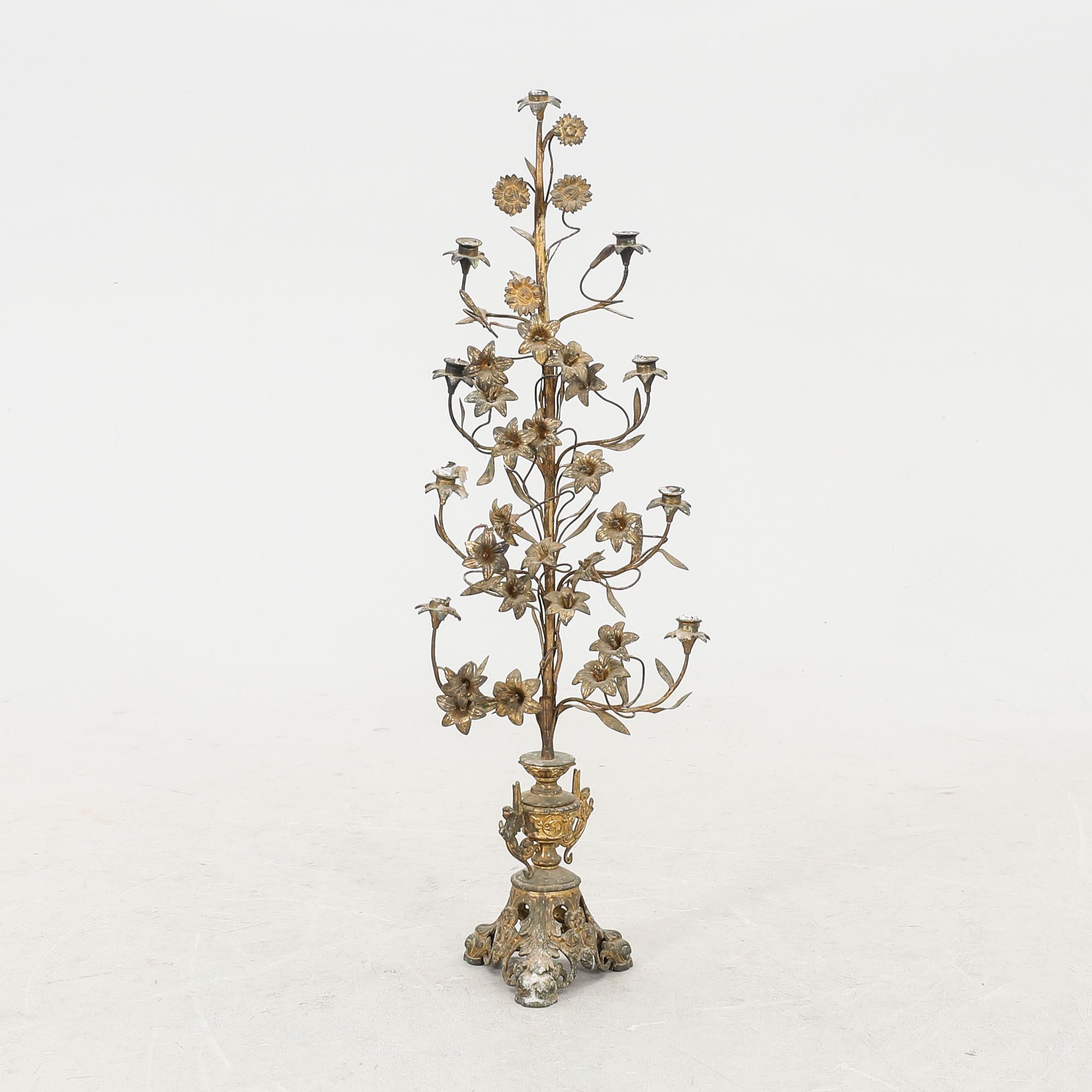 Kandelaber Frankrike sent 1800-tal/1900-tal.