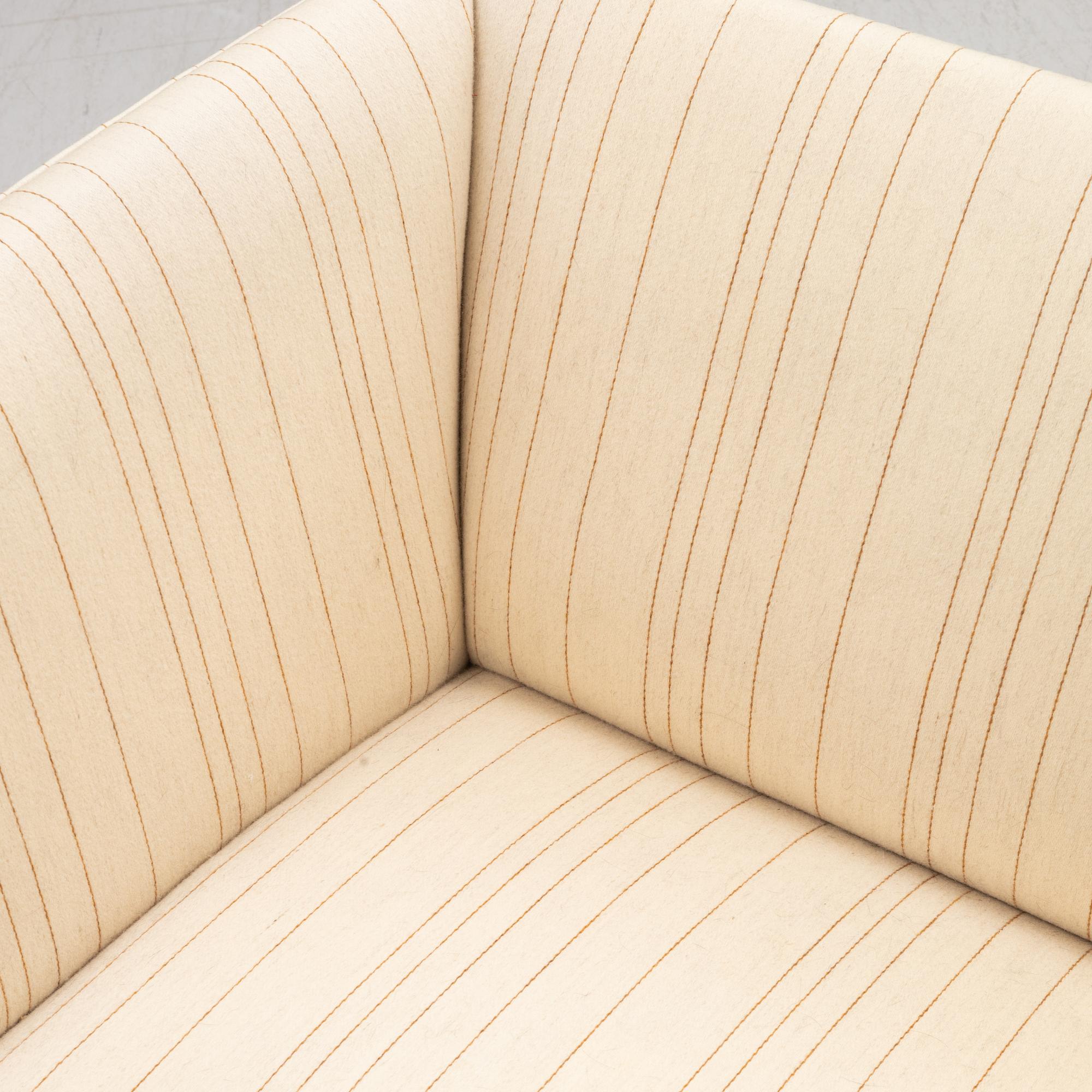 Grete Jalk, a model "JH 180" sofa, Johannes Hansen, Denmark.