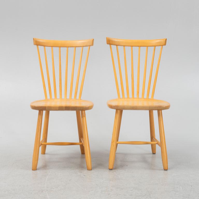 Carl Malmsten, two 'Lilla Åland' chairs, Stolab, Sweden, 2013.