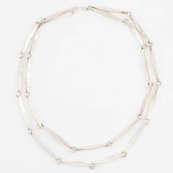 Rey Urban, collier, sterlingsilver, Stockholm 1974.