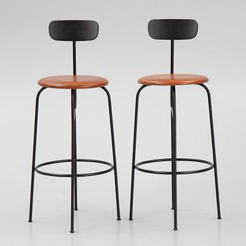Afteroom, bar stools, a pair, "Counter Chair" Audo, Denmark.