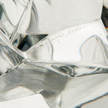 VAS, glas, "Isberg", signerad Tapio Wirkkala -3825, Iittala. Formgiven 1951.