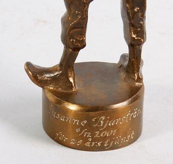 BLOMBERG, STIG, skulptur, brons. Sign.
