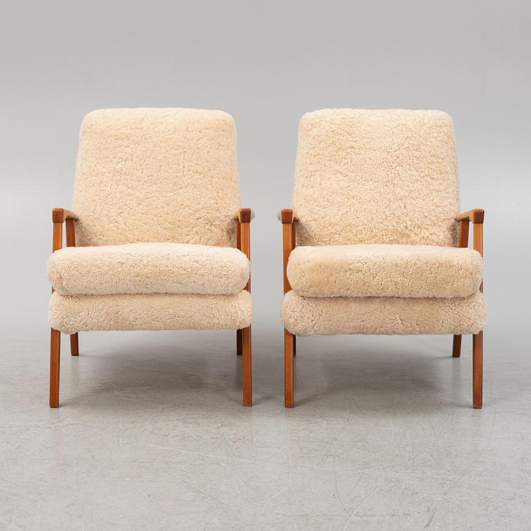 Fåtöljer, ett par, 1960/70-tal.