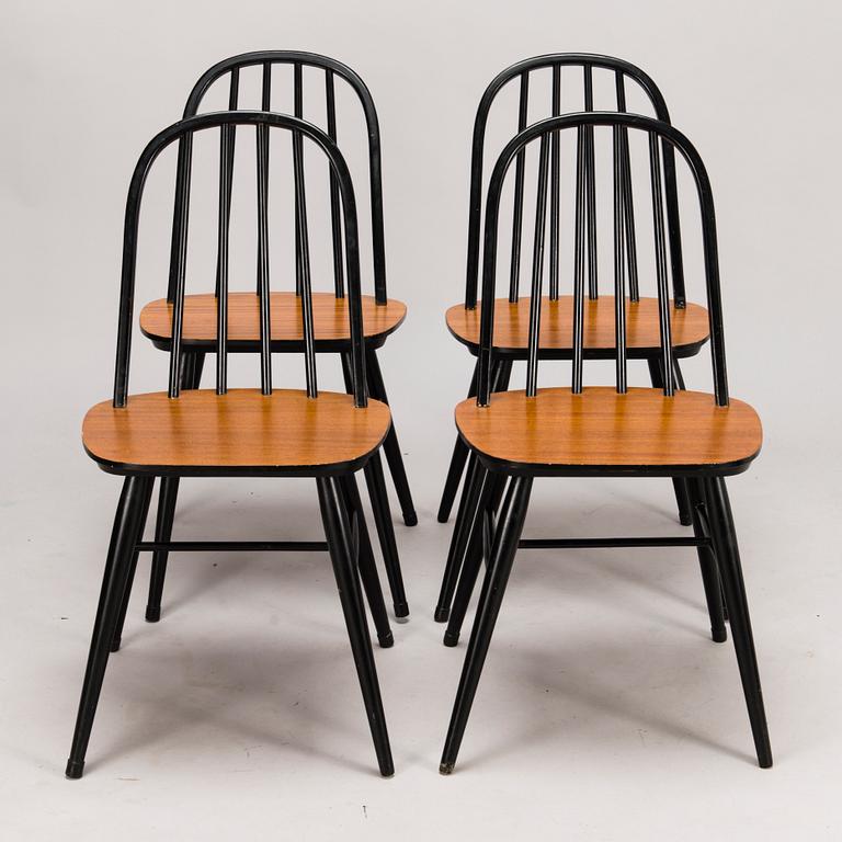 Four mid 20th century chairs.