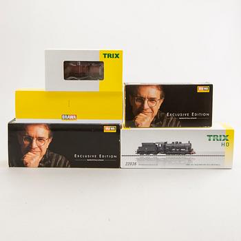 Modellok, 5 st, Trix och Brawa, H0.
