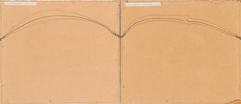 Gunnar Pohjola, akvareller, 2 st, signerad och daterad -82 och -83.