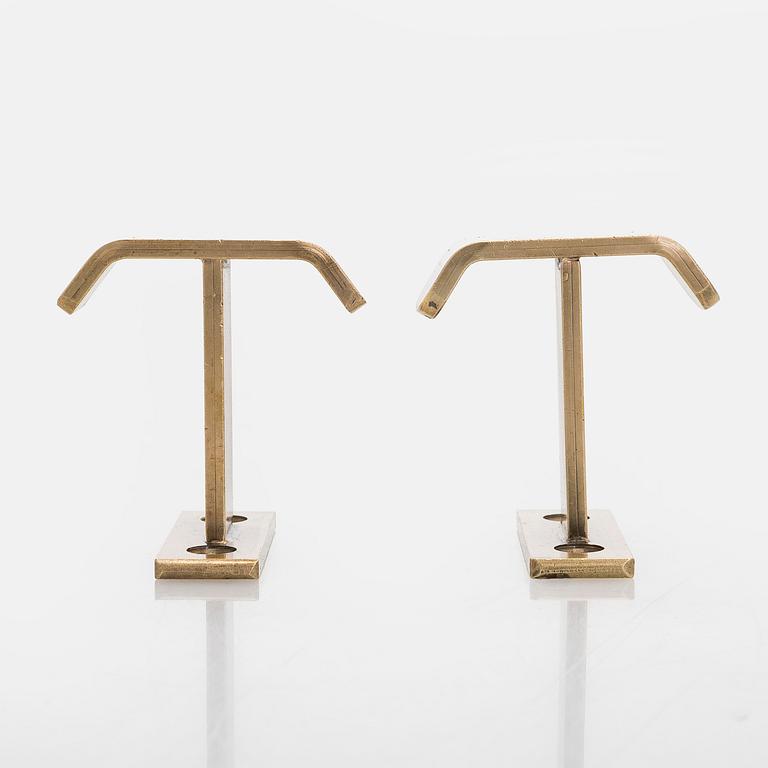 A set of 19 coat hooks, 1960s/70s.