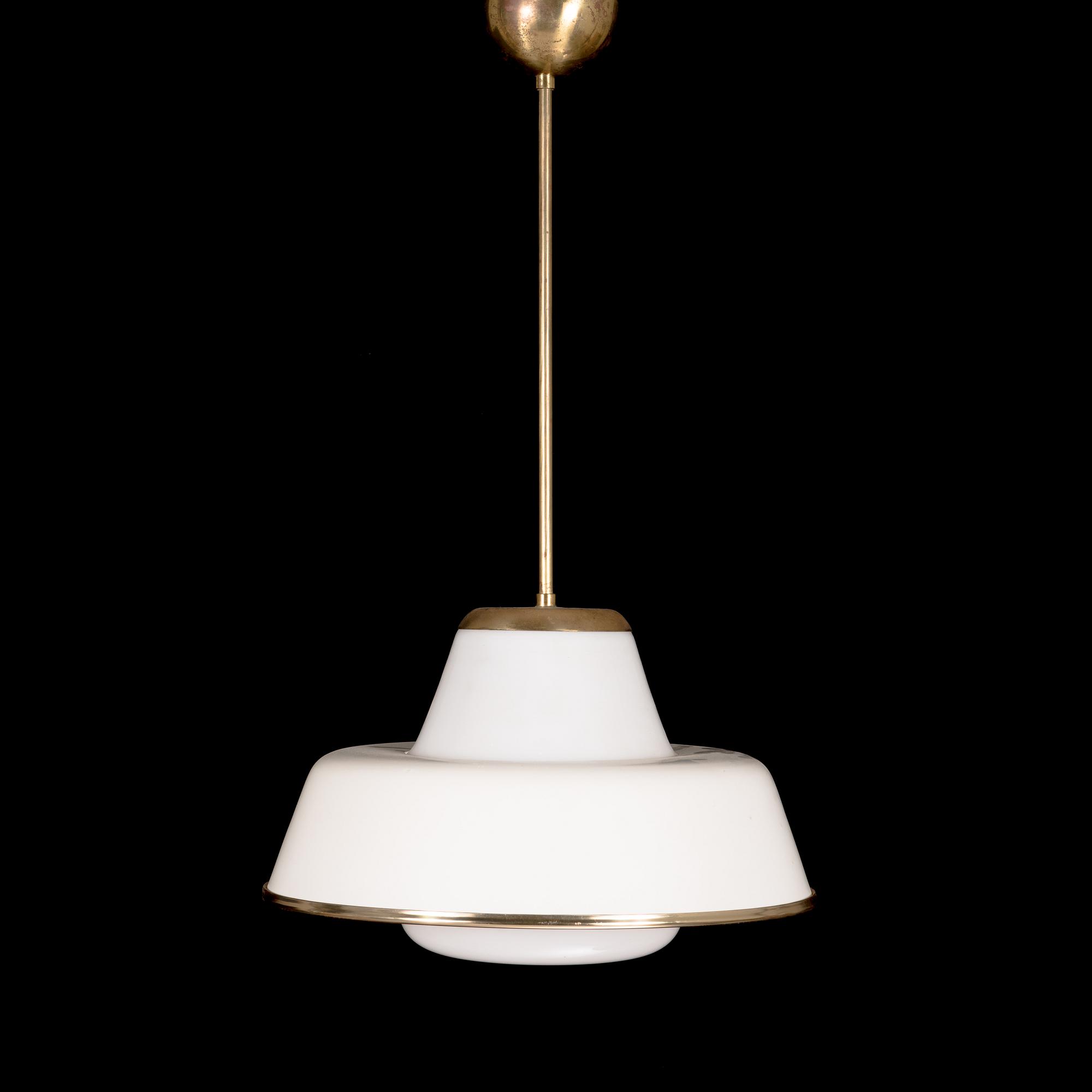 Lisa Johansson-Pape, A ceiling lamp model 61-347 from Stockmann Orno, mid-20th century. Height circa 75 cm.