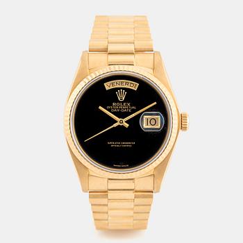 Rolex, Day-Date, "Onyx Dial", ca 1979.