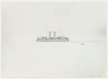 Gunnar Pohjola, watercolors, 2 pieces, signed and dated -82 and -83.