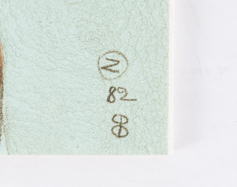 "Die Kunst der Graphik", suite comprising 6 prints, 1982, signed 4343/10000.