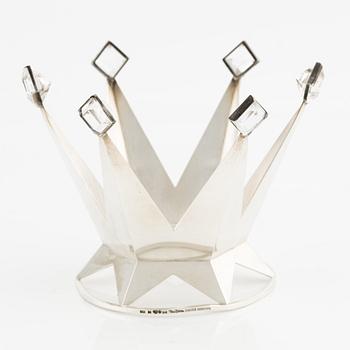 Wiwen Nilsson, a silver and rock crystal bridal crown, Lund 1967.