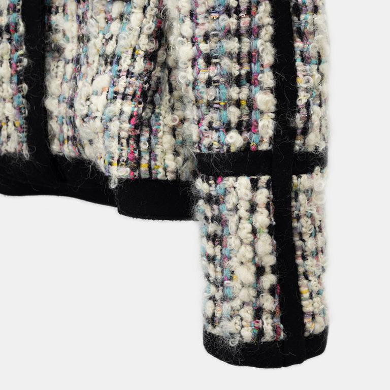 Balenciaga, a wool bouclé jacket, size 38.