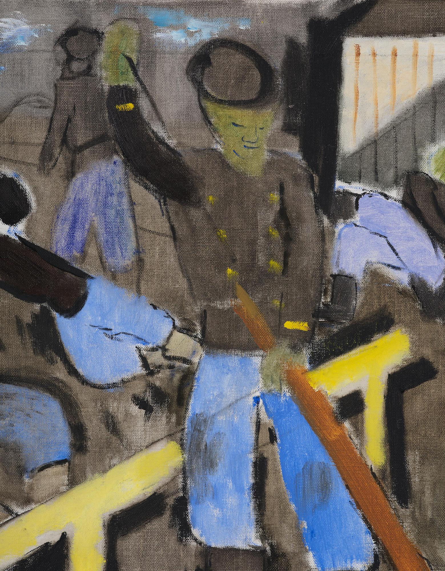 Ragnar Sandberg, Vid skjutbanan.