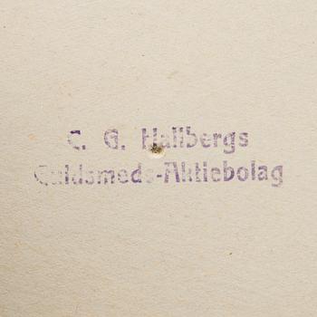 TIARA ja RINTANEULA, hopeaa. C.G. Hallbergs, Ruotsi.