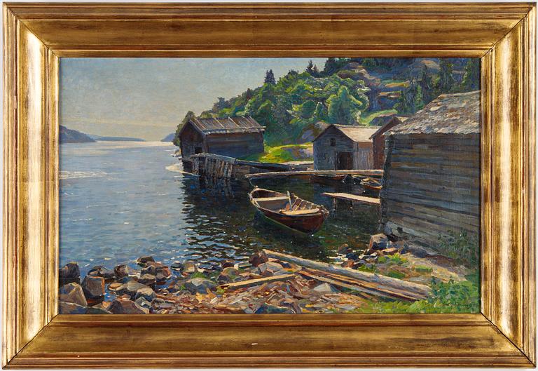 Carl Johansson, oil on canvas, signed and dated -07.