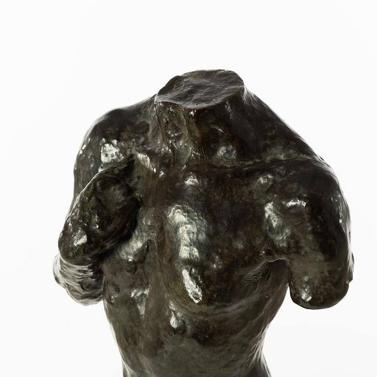 Gudmar Olovson, sculpture. Signed. Numbered. Foundry mark. Bronze, total height 50 cm, length 14 cm.