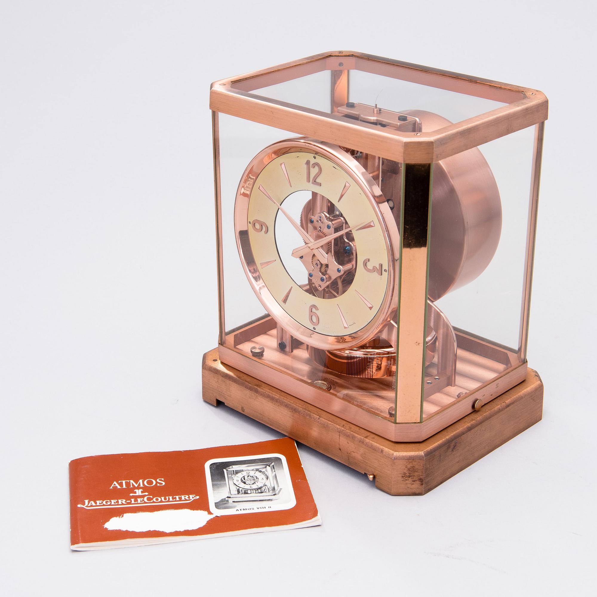 JAEGER-LE COULTRE, Atmos, table clock, around 1950,