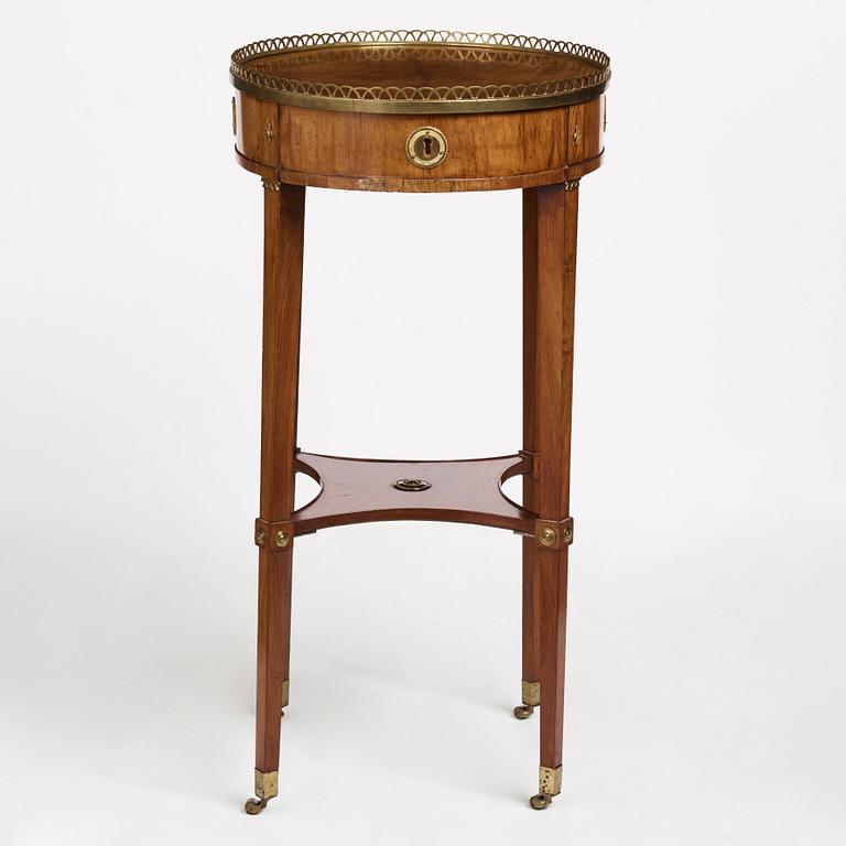 BORD, Stockholmsarbete, 1700-talets slut, Sengustavianskt.