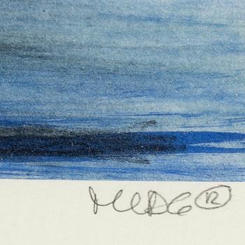 Marianne Lindberg De Geer, färglitografi, signerad EA.