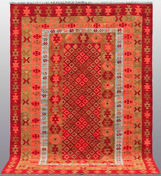 A carpet, Kelim, ca 293 x 209 cm.