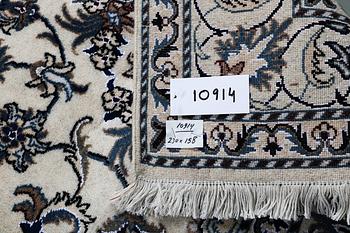 Matto, Nain, part, silk, ca 230 x 158 cm.