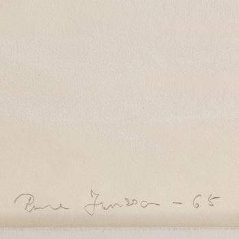 RUNE JANSSON, mixed media, signed and dated -68.