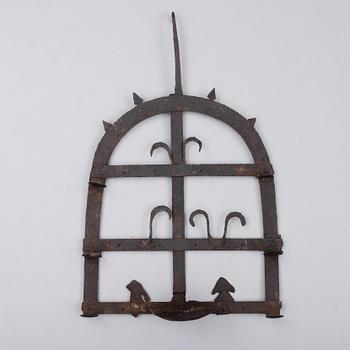 OLJELAMPA, smide, 1600-tal.