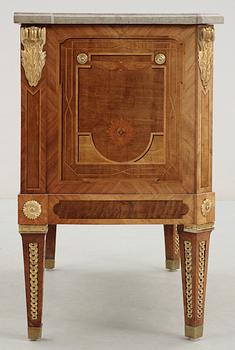 A Gustavian commode by Gottlieb Iwersson, signed and dated 1783.