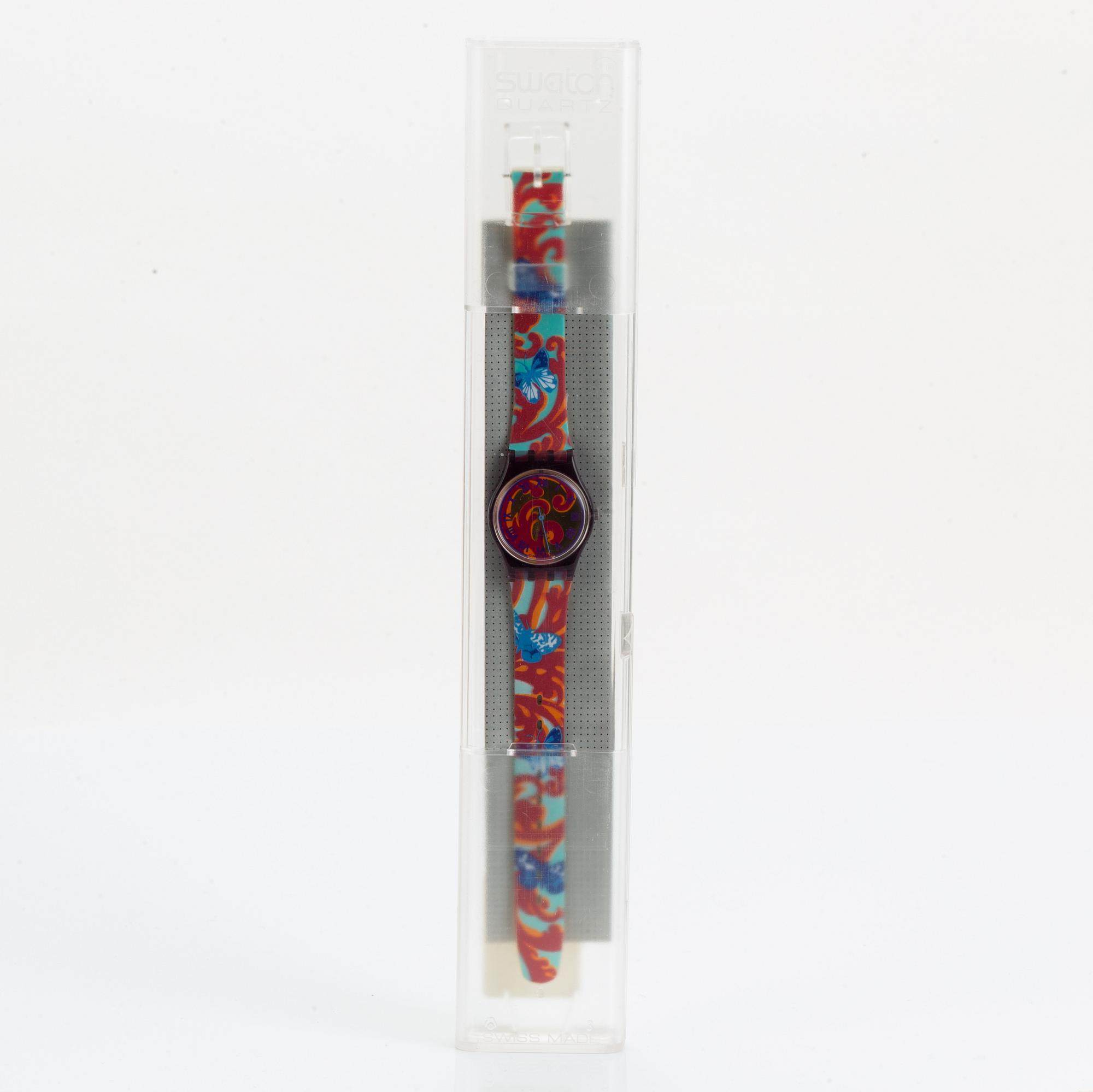 Swatch, Fleur de Lyss, wristwatch, 25 mm.