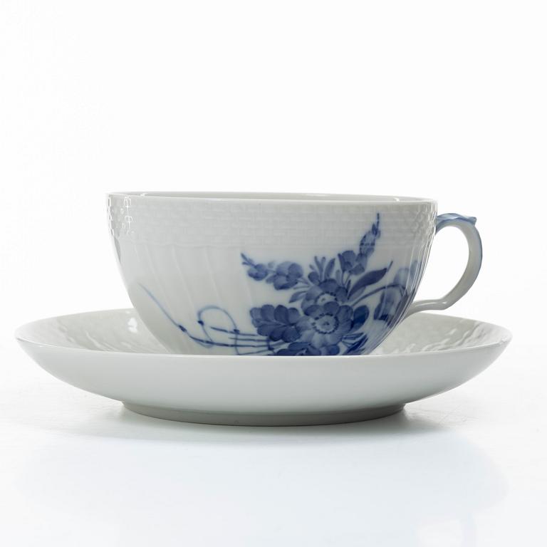 Royal Copenhagen, a 14-piece 'Blue Flower' tea service, Denmark.