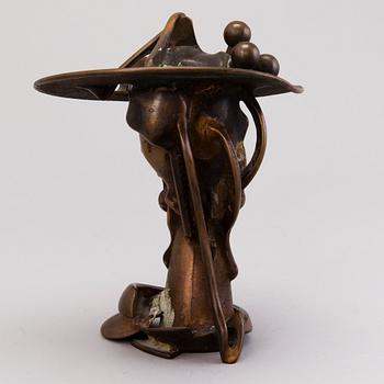 EDGAR VIIES, a bronze sculpture, signed and dated 1993.