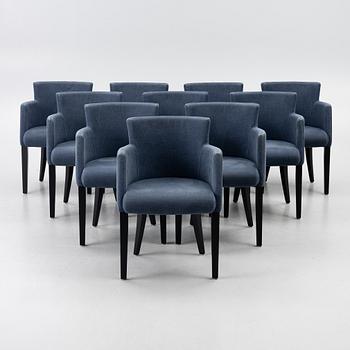 Ten dining chairs, Homeline.