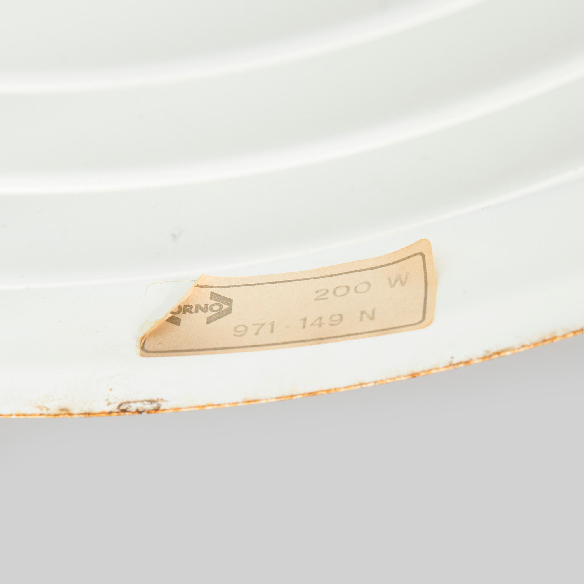 Lisa Johansson-Pape, taklampor, 2 st, modell 71-149 Stockmann Orno 1960-tal.