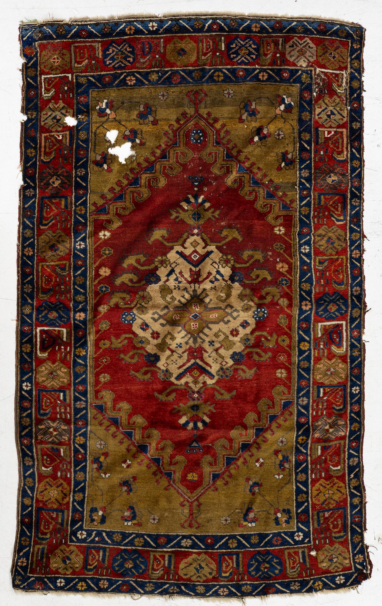 An  antique Taşpınar rug, Aksaray region, Turkey, c. 182 x 109 cm.
