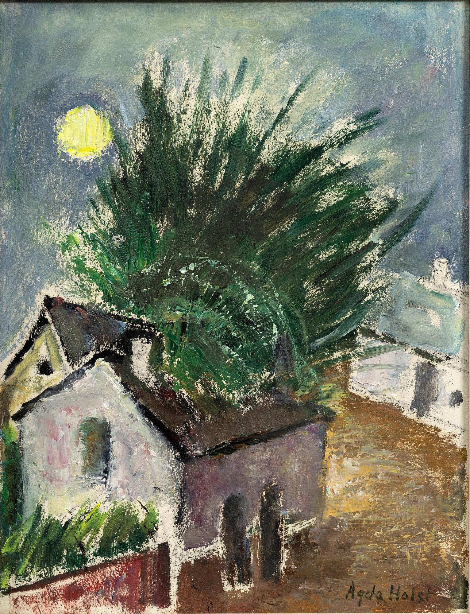 Agda Holst, "Månsken, Vitemölla", 1962.