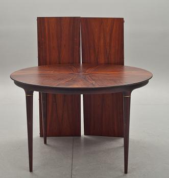 MATSALSGRUPP, 7 delar,  "Cortina", Svante Skogh, Seffle Möbelfabrik, 1960-tal.