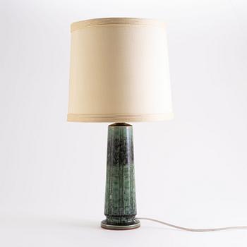 Berndt Friberg, bordslampa, stengods, Gustavsbergs studio 1965.