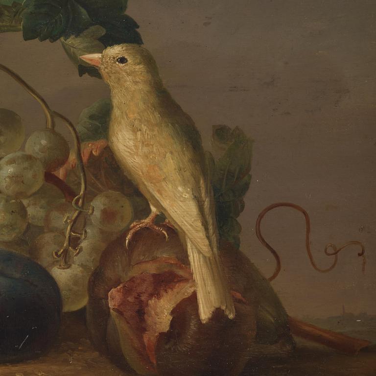 Leopold Brunner, Still lifes with birds and fruits (2).