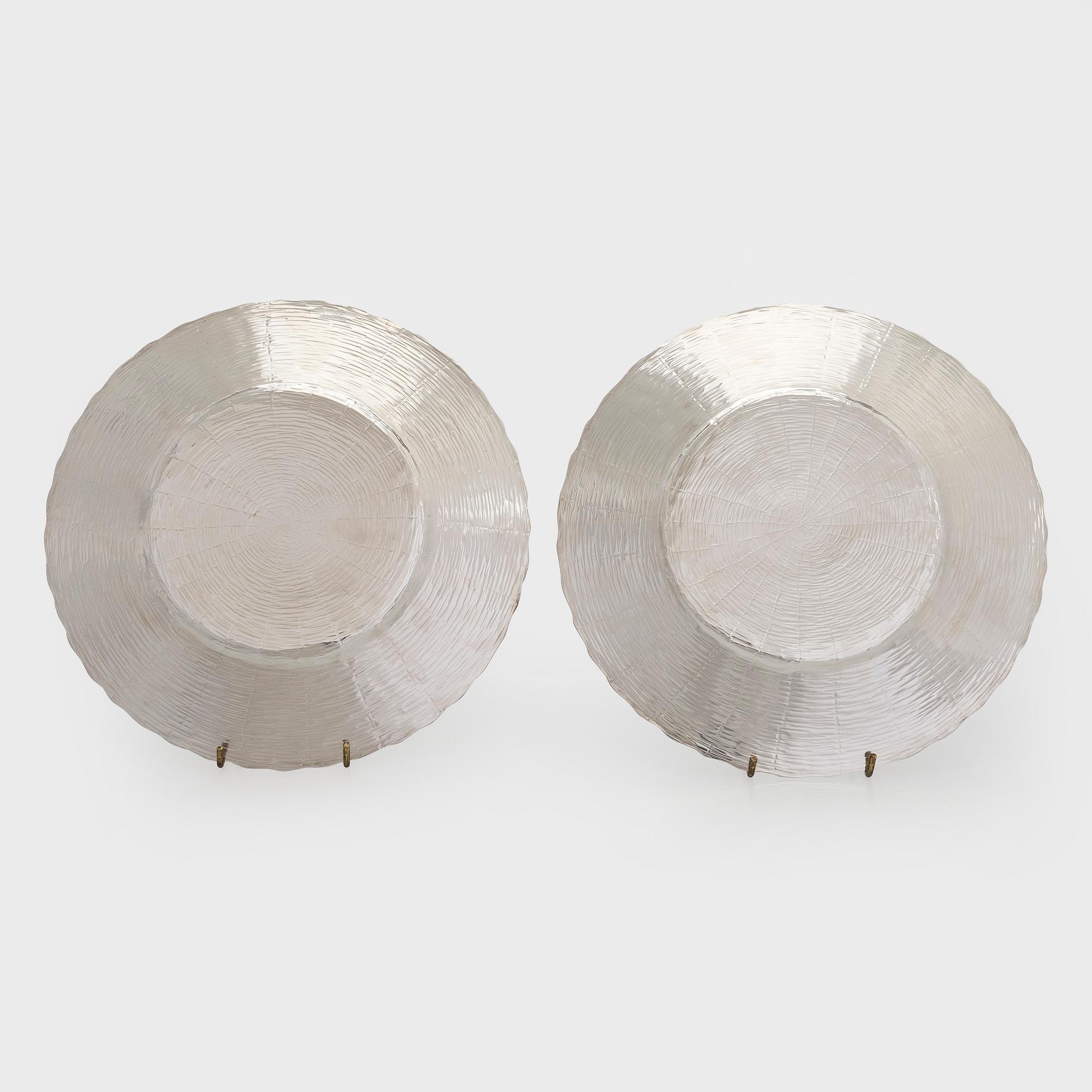 Tapio Wirkkala, Fat, ett par, silver, TW 140, Kultakeskus, Tavastehus 1976.