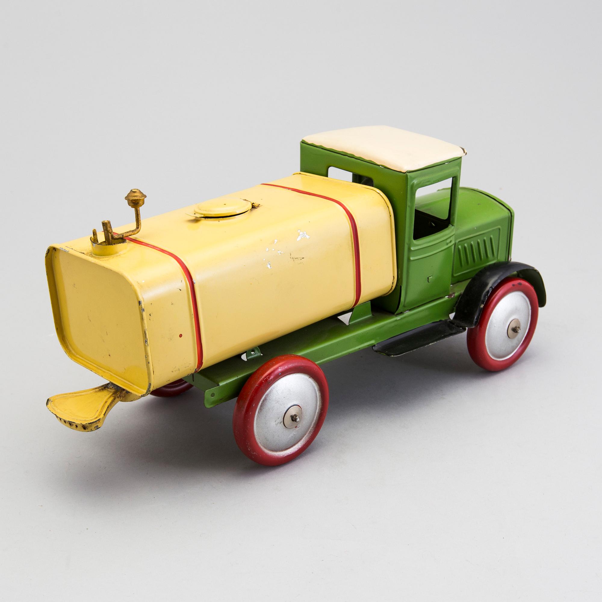 A water spraying truck, Germany, ca 1950.
