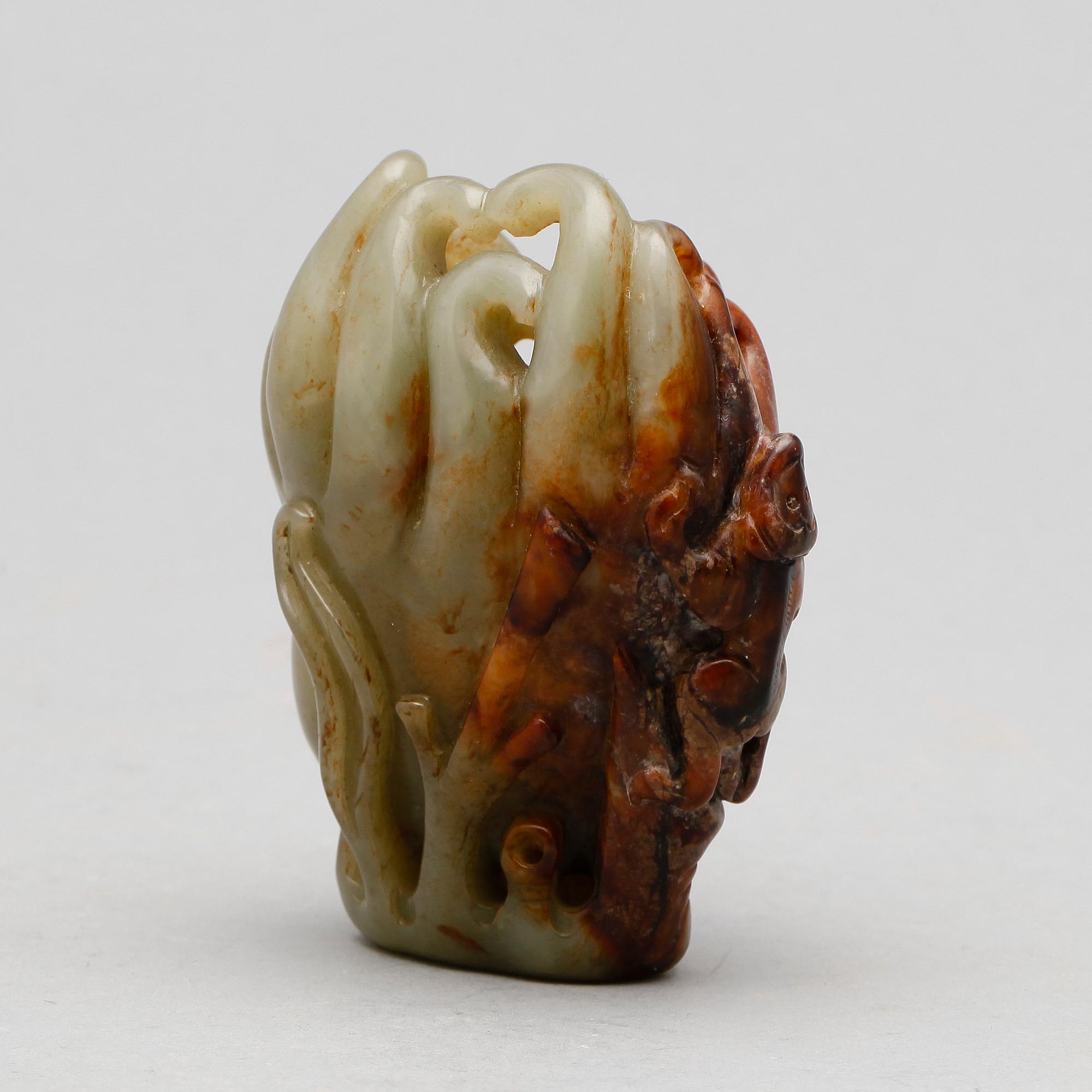 PENSELBAD, nefrit, Kina.