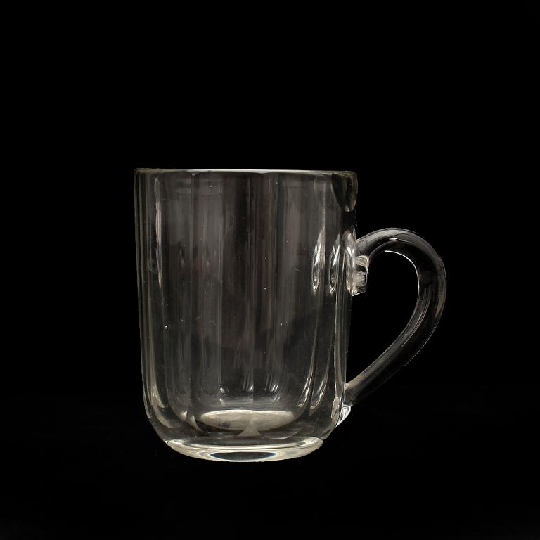 PUNCHMUGGAR/GLÖGGMUGGAR, 26 st, glas, 1800/1900-tal.